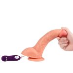 SHEQU - BEAST VIBRATING DILDO WITH REMOTE CONTROL 24.5 CM - imagine 5