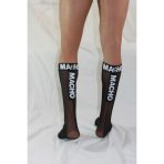 MACHO - THIN SOCKS ONE SIZE BLACK - imagine 5