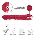 ARMONY - THERMO-ADJUSTABLE POINT A STIMULATOR VIBRATOR DILDO RED - imagine 5