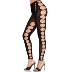 LEG AVENUE - STRAPLESS SEAMLESS OPAQUE STOCKINGS BLACK - imagine 2