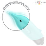 INTENSE - ECHO VIBRATING BULLET DOLPHIN BLUE 8 X 4.7 CM - imagine 5