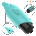 INTENSE - ECHO VIBRATING BULLET DOLPHIN BLUE 8 X 4.7 CM - imagine 4