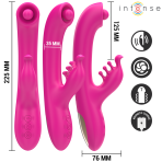 INTENSE - CHRISTINA MULTIFUNCTION RABBIT VIBRATOR 22.5 CM PINK - imagine 3