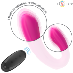 INTENSE - JANET DUAL U-SHAPED STIMULATOR AND VIBRATOR WITH REMOTE CONTROL PINK - imagine 5