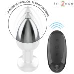INTENSE - ANAL PLUG 10 VIBRATIONS METAL WITH REMOTE CONTROL M - imagine 4