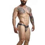 MOB - DNGEON SNAP JOCKSTRAP GRAY ONE SIZE - imagine 3