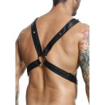 MOB - DNGEON CROSSED BLACK CHAIN HARNESS ONE SIZE - imagine 3