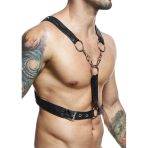MOB - DNGEON CROSSED BLACK CHAIN HARNESS ONE SIZE - imagine 2