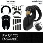 ADDICTED TOYS LOCKED - FORBIDDEN VAULT PENIS CAGE 10 CM - imagine 4
