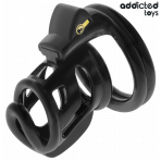 ADDICTED TOYS LOCKED - GILDEN CAGE SILICONE PENIS CAGE 8.5 CM - imagine 2
