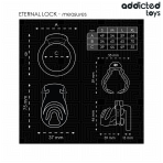 ADDICTED TOYS LOCKED - ETERNAL LOCK PENIS CAGE 9 CM - imagine 5