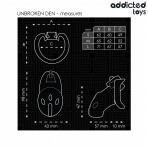 ADDICTED TOYS LOCKED - UNBROKEN DEN PENIS CAGE 9.8 CM - imagine 5