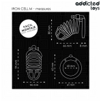 ADDICTED TOYS LOCKED - IRON CELL METAL PENIS CAGE SIZE M - imagine 5