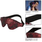 CALEXOTICS - SCANDAL OPAQUE EYE MASK WITH RED DETAILS - imagine 3