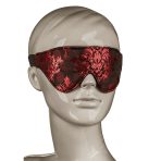 CALEXOTICS - SCANDAL OPAQUE EYE MASK WITH RED DETAILS - imagine 2