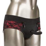 CALEXOTICS - SCANDAL SET DE BRAGUITAS SIN ENTREPIERNAS CON DIDLO TALLA S/M