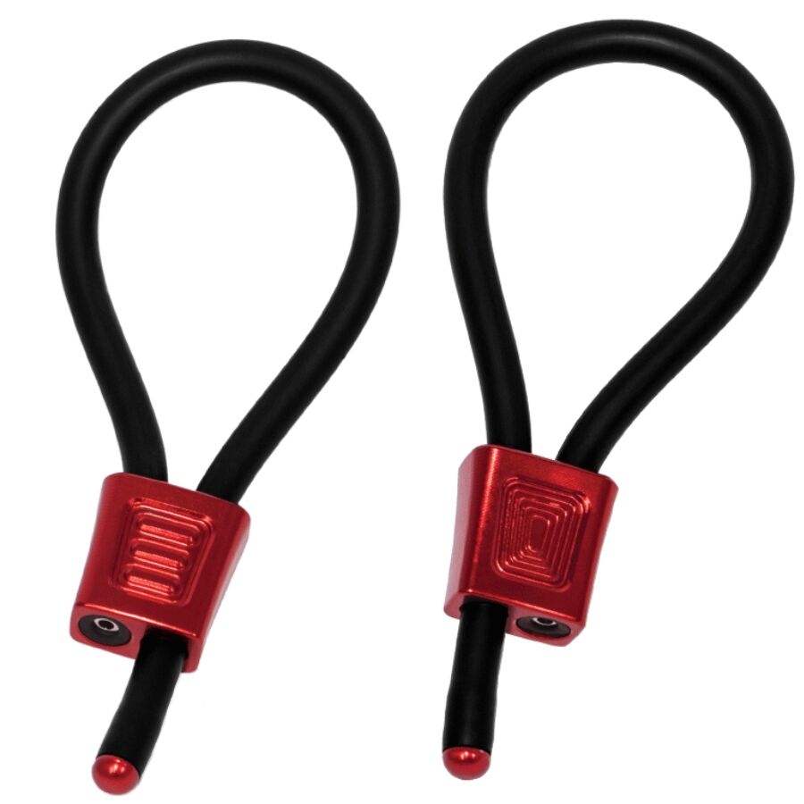 img_208417_c60fa0288b5eb6889d9853a216941833_1.jpg ELECTRASTIM - PRESTIGE ELECTRA LOOPS ADJUSTABLE COCK RINGS RED - imagine 1