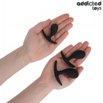 ADDICTED TOYS - SET OF 3 ANAL PLUG SILICONE MODEL 3 - imagine 3