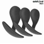 ADDICTED TOYS - SET OF 3 ANAL PLUG SILICONE MODEL 3 - imagine 2
