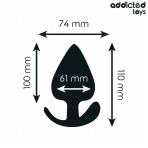 ADDICTED TOYS - ANAL PLUG SILICONE SIZE XXL 11 CM - imagine 4