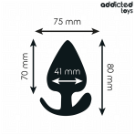 ADDICTED TOYS - ANAL PLUG SILICONE SIZE L 8 CM - imagine 4