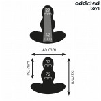 ADDICTED TOYS - HOLLOW ANAL PLUG SILICONE SIZE XXL 15.2 CM - imagine 4