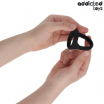 ADDICTED TOYS - THICK TRIPLE PENIS RING - imagine 2