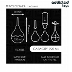 ADDICTED TOYS - TRAVEL ANAL CLEANER SIZE L 220 ML - imagine 5