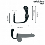 ADDICTED TOYS - ANAL PLUG WITH RING SILICONE MODEL 3 - imagine 4