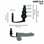 ADDICTED TOYS - ANAL PLUG WITH RING SILICONE MODEL 5 - imagine 4