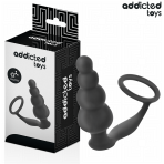 ADDICTED TOYS - ANAL PLUG WITH RING SILICONE MODEL 5