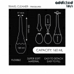 ADDICTED TOYS - TRAVEL CLEANER SILICONE MODEL 3 - imagine 5
