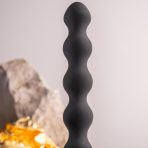 ROCKS- OFF - PETITE SENSATIONS PEARLS ANAL PLUG VIBRATOR BLACK - imagine 4