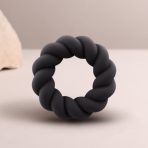 ROCKS-OFF - TWIST BLACK SILICONE MASTURBATOR RING - imagine 2