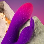 ROCKS- OFF - GLO- GIRL PURPLE RABBIT VIBRATOR - imagine 4