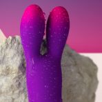 ROCKS- OFF - GLO-GIRL BUNNY PURPLE FLEXIBLE VIBRATOR - imagine 4