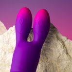 ROCKS- OFF - GLO-GIRL BUNNY PURPLE FLEXIBLE VIBRATOR - imagine 5