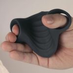 ROCKS- OFF - PALM BLACK FLEXIBLE VIBRATOR MASTURBATOR - imagine 5