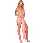 LIVCO CORSETTI FASHION - HYEONA 1710 BABYDOLL + TANGA ROSA S - imagine 3
