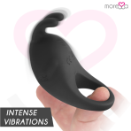 MORESSA - BRAD PREMIUM SILICONE RECHARGEABLE BLACK - imagine 3