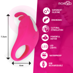MORESSA - BRAD PREMIUM SILICONE RECHARGEABLE PINK - imagine 4