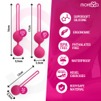 MORESSA - OSIAN SET PREMIUM SILICONE PINK (Osian One - 51 g  Osian Two - 101 g  Osian Three 85 g) - imagine 4