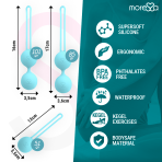 MORESSA - OSIAN SET PREMIUM TURQUOISE SILICONE - imagine 4