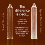 SKINS - CHOCOLATE PREMIUM CONDOMS PACK 8 - imagine 3