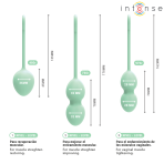 INTENSE - CHARLI KEGEL BALL KIT LIGHT JADE GREEN - imagine 5