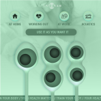 INTENSE - CHARLI KEGEL BALL KIT LIGHT JADE GREEN - imagine 3