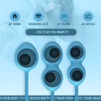 INTENSE - CHARLI KEGEL BALL KIT OCEAN BLUE - imagine 3