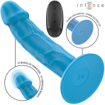 INTENSE - PHOEBE REALISTIC VIBRATOR 10 VIBRATIONS BLUE REMOTE CONTROL - imagine 2