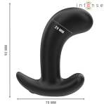 INTENSE - CHANDLER ANAL PLUG 10 VIBRATIONS BLACK REMOTE CONTROL - imagine 3