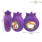 INTENSE - TULI CLITORIS STIMULATOR 9 VIBRATIONS  9 OSCILLATIONS PURPLE - imagine 4